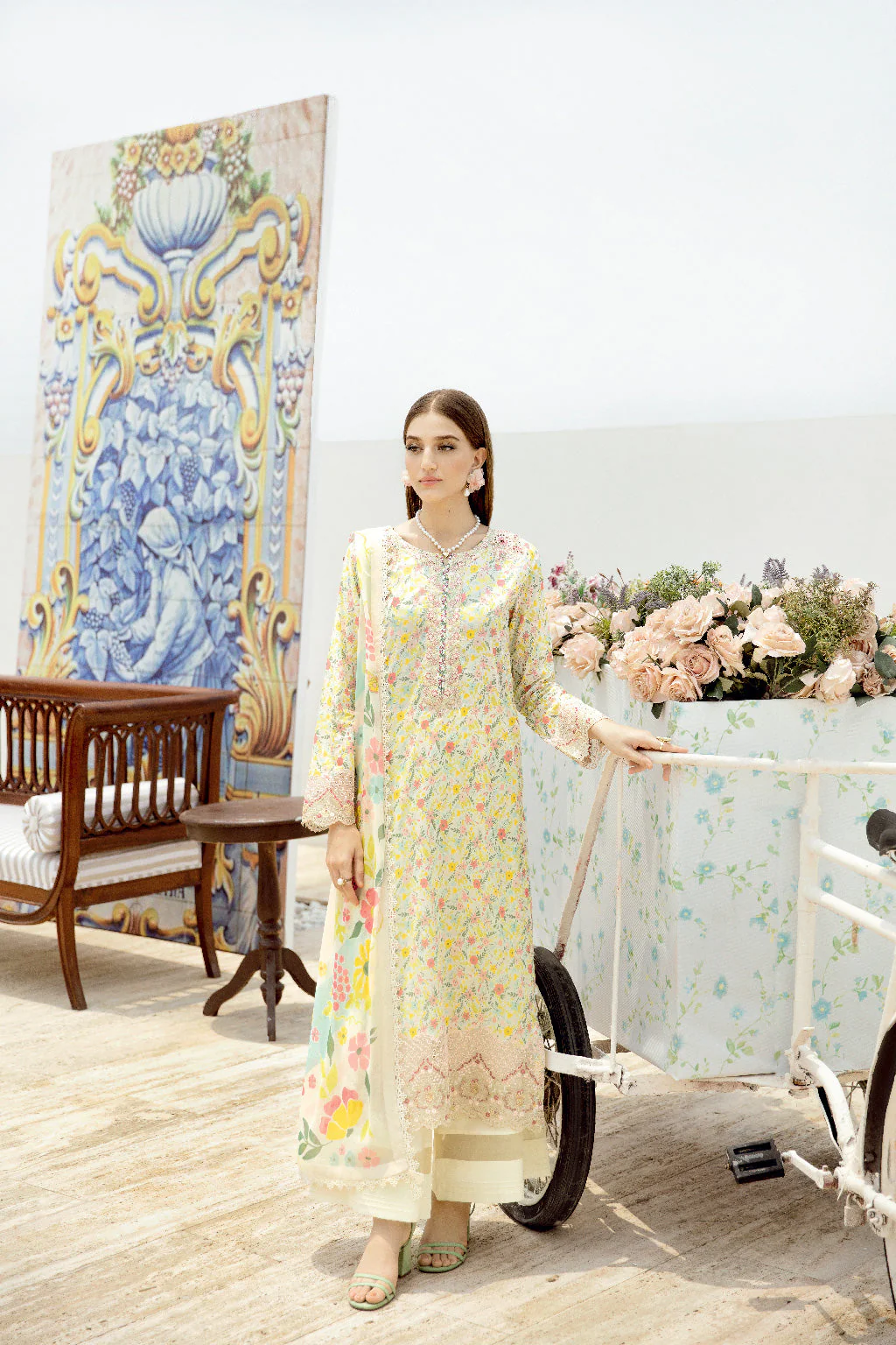 Ramsha Rangrez Spring/Summer Lawn – N-604 - Image 2