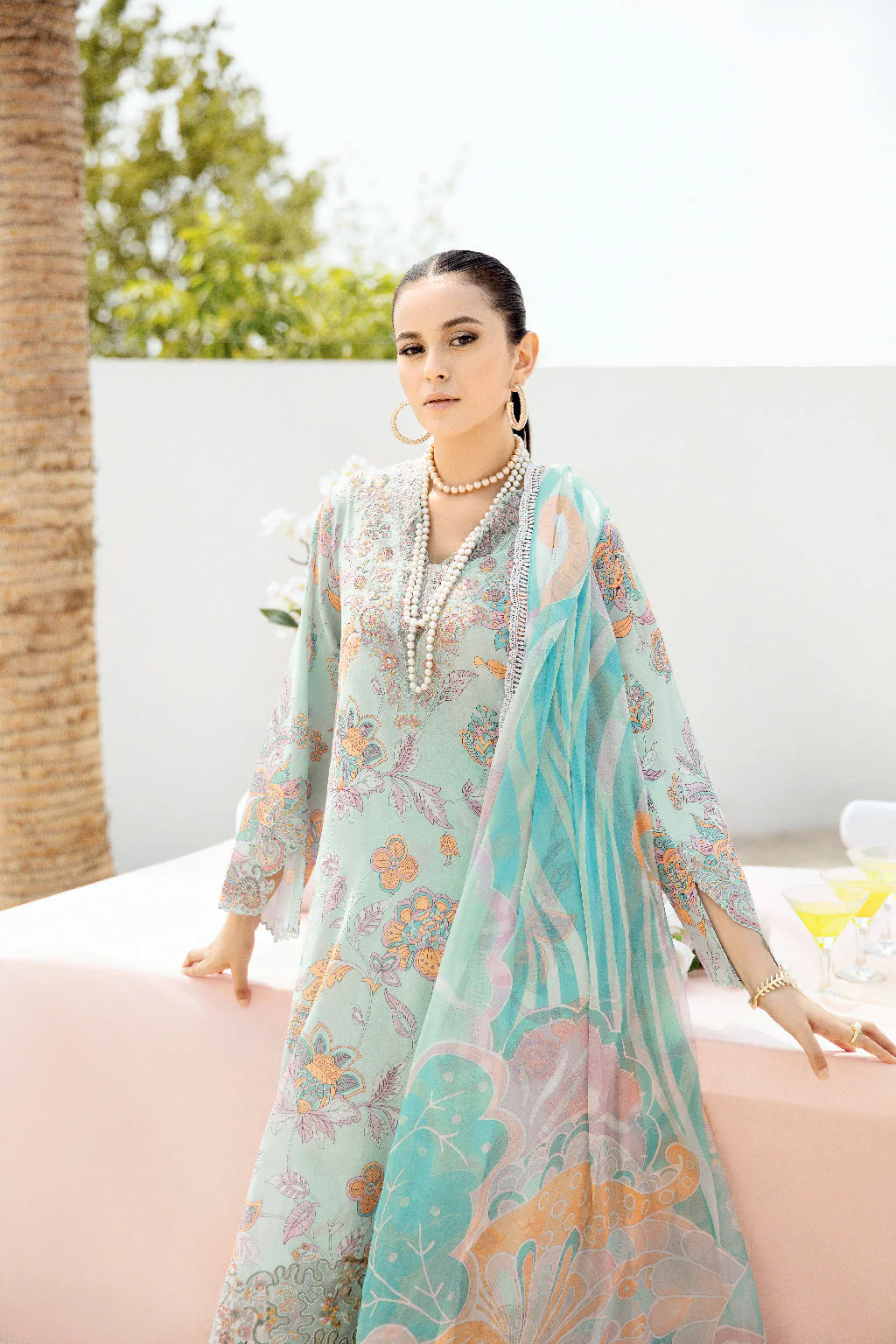 Ramsha Rangrez Spring/Summer Lawn – N-607 - Image 5