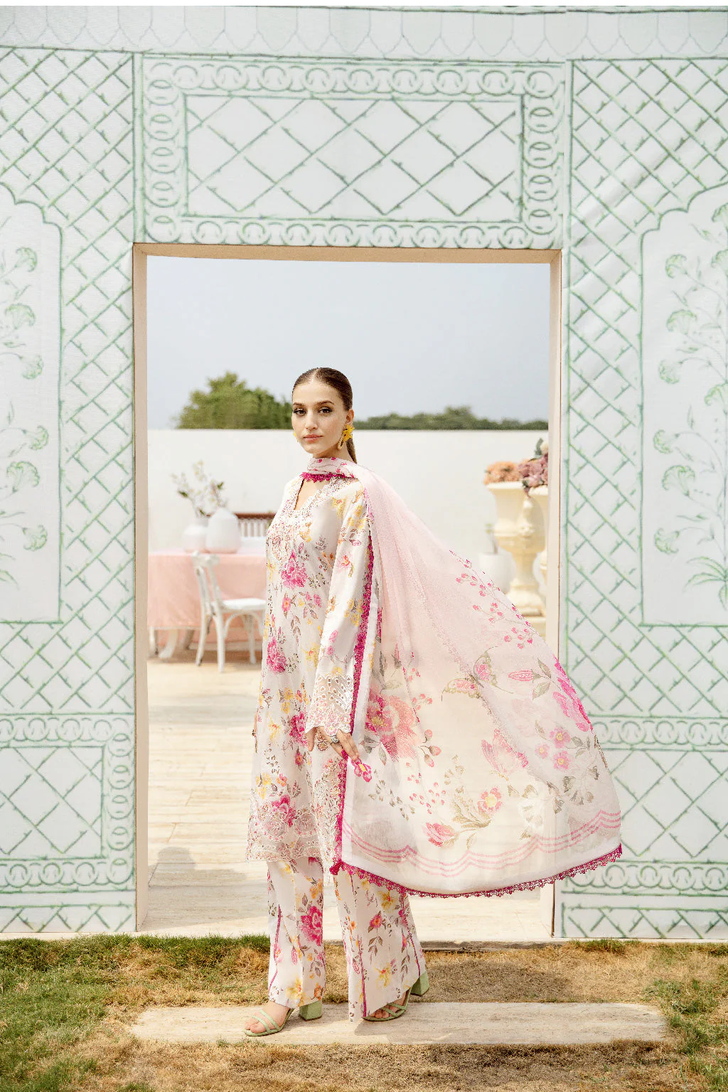 Ramsha Rangrez Spring/Summer Lawn – N-608 - Image 5