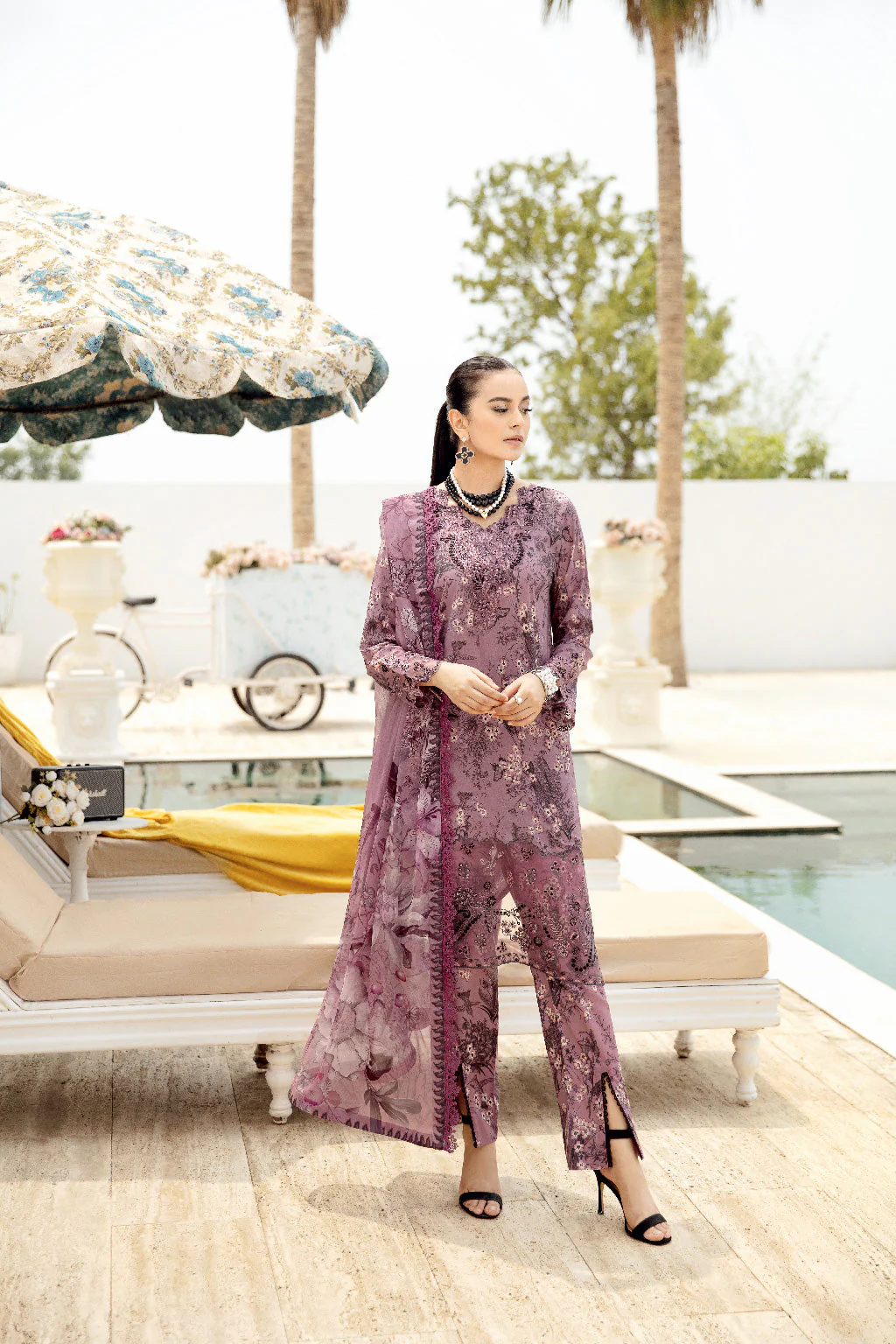 Ramsha Rangrez Spring/Summer Lawn – N-609 - Image 2