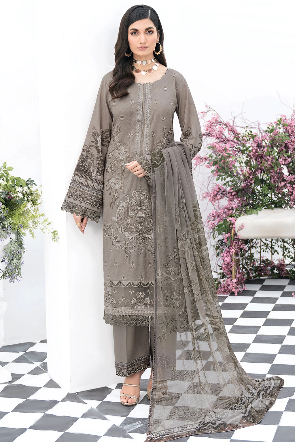 Ramsha Riwayat Lawn Collection 2023 – Y-512
