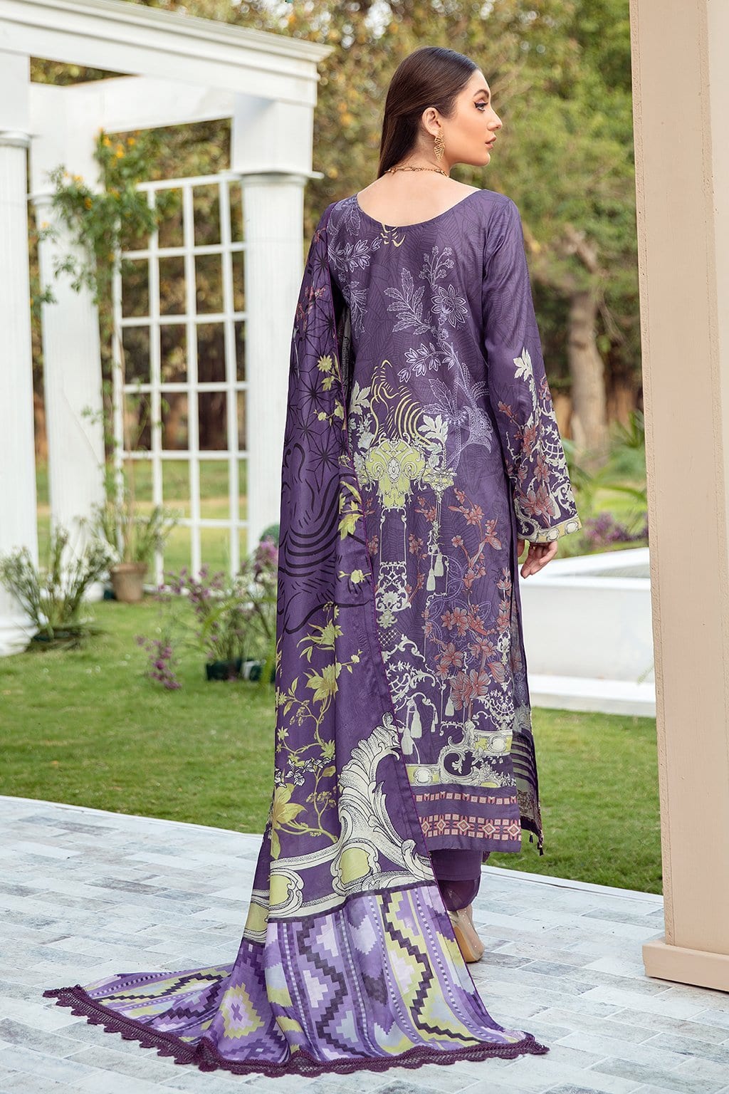 Ramsha Riwayat Luxury Lawn Vol-2 – Y-201 - Image 2