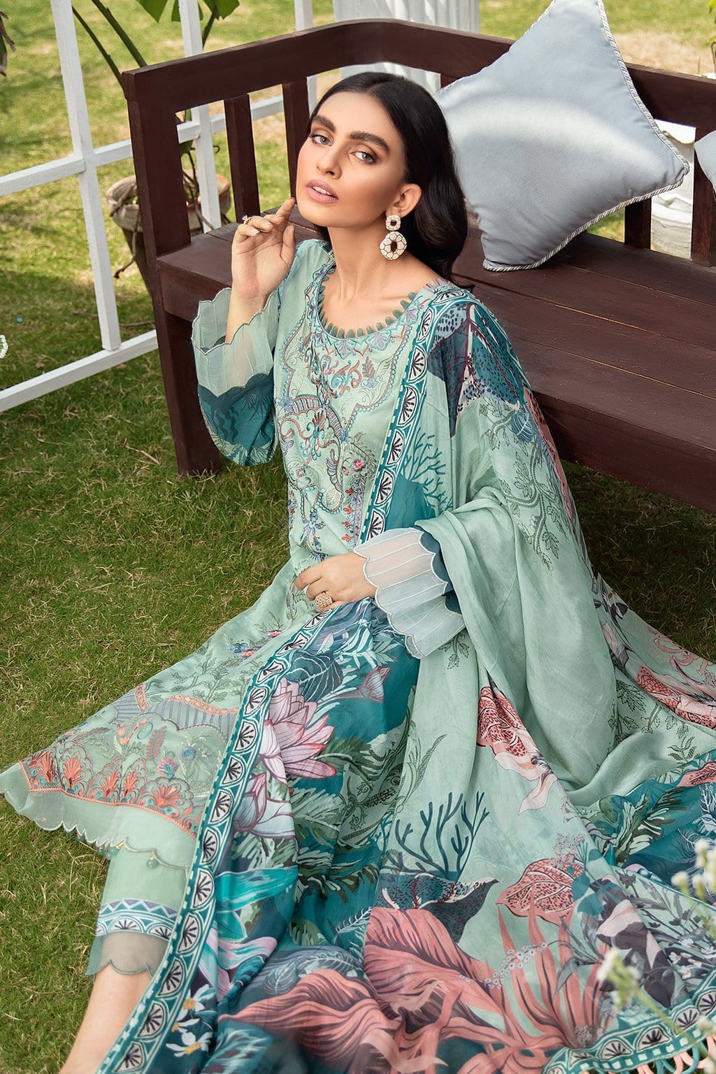 Ramsha Riwayat Luxury Lawn Vol-2 – Y-206 - Image 4