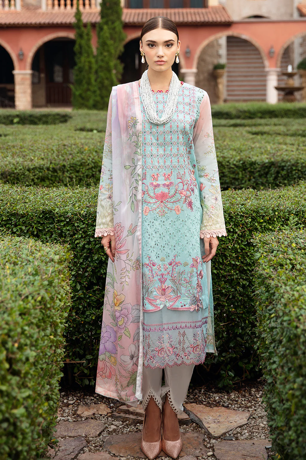 Ramsha Riwayat Luxury Lawn – Y-909 - Image 4