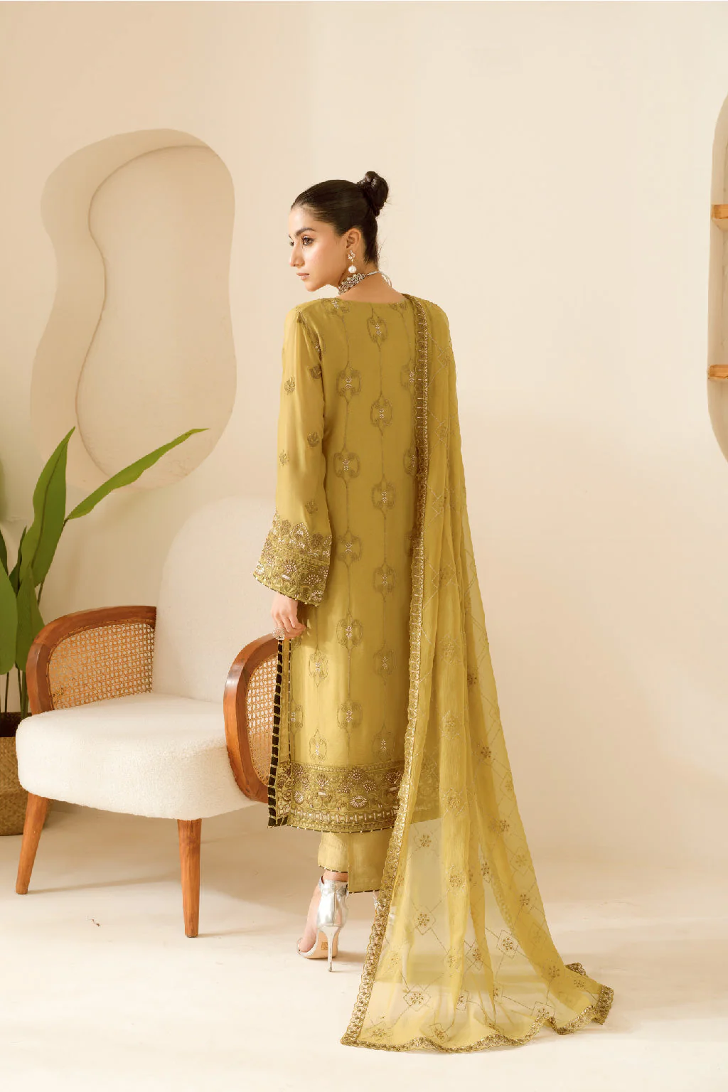 Ramsha Sonehri Chiffon Formals – BB-108 - Image 2