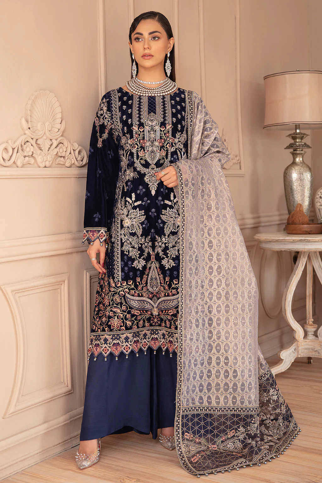 Ramsha Velvet Collection Vol-5 – V-501 - Image 3