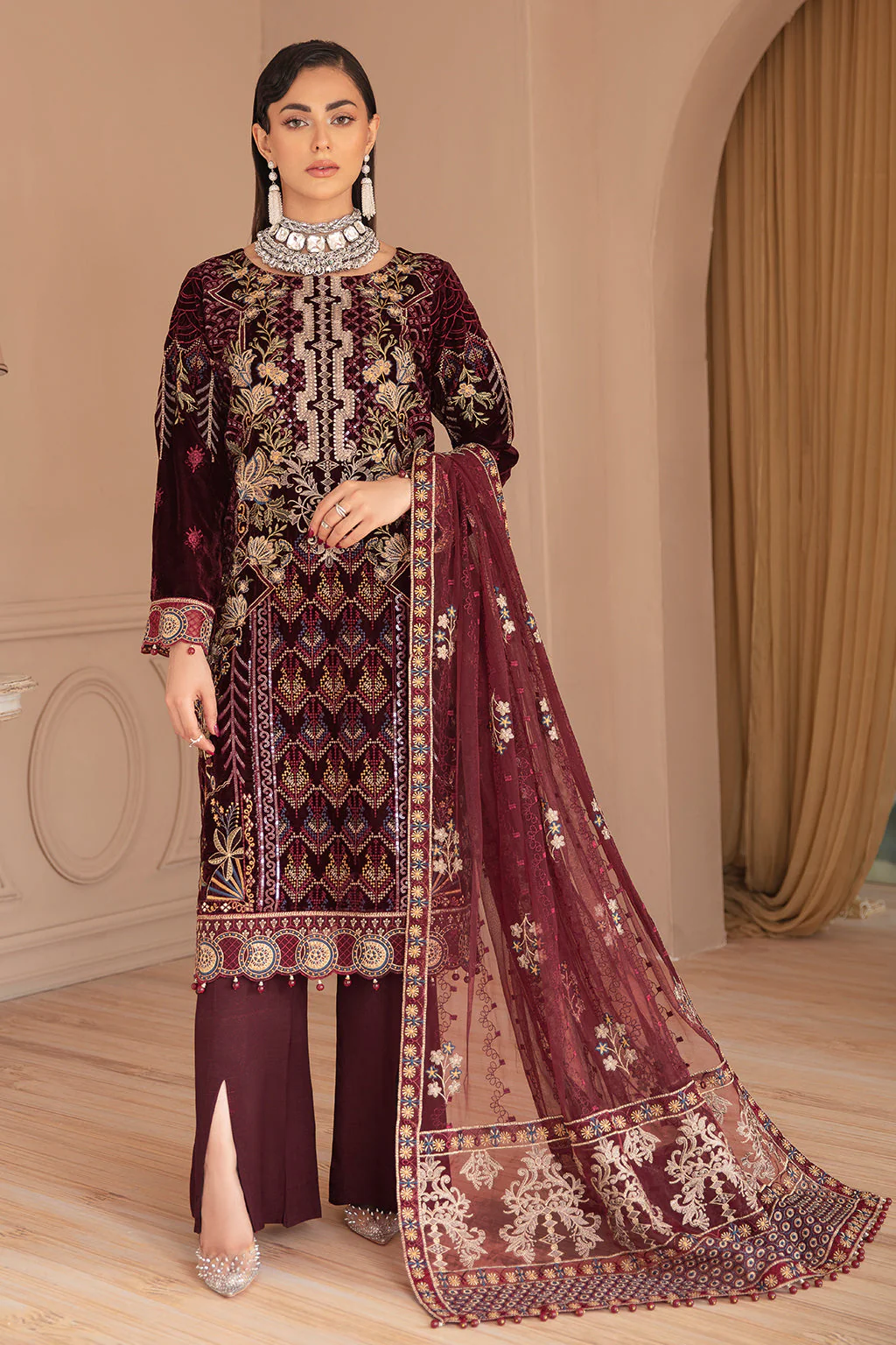Ramsha Velvet Collection Vol-5 – V-503