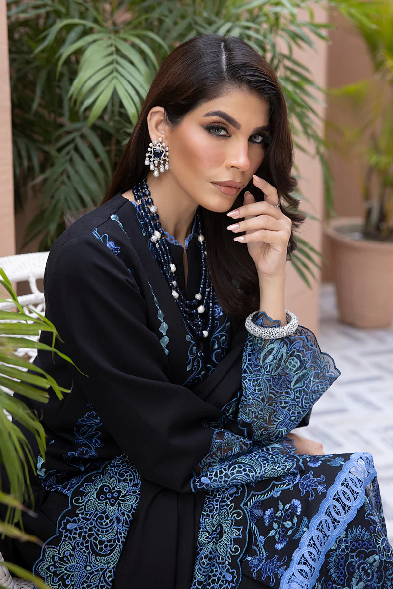 Rang Rasiya Carnation Karandi Collection with Shawl – Damla - Image 9