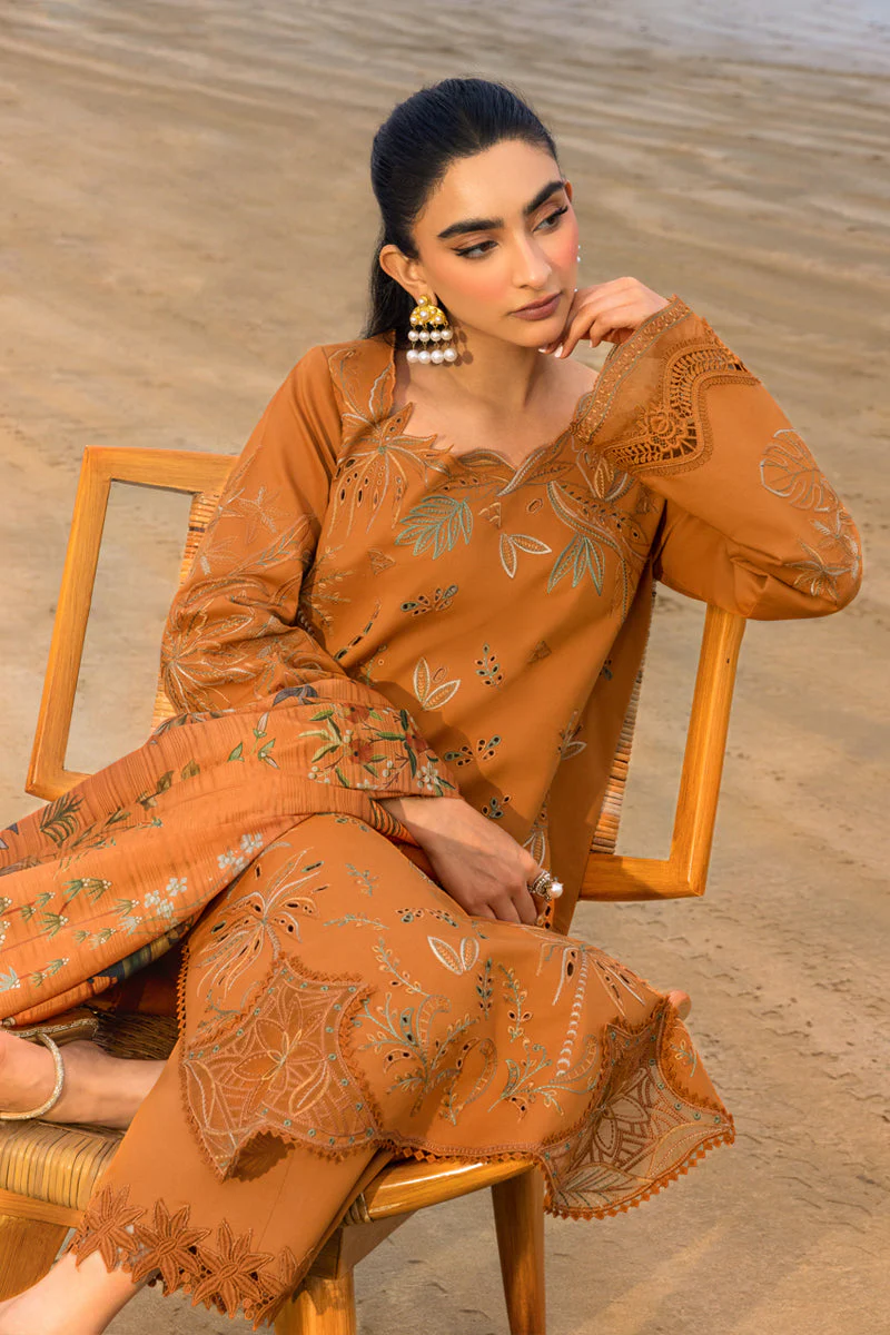 Rang Rasiya Carnation Luxury Festive Edit Lawn – Isla - Image 6