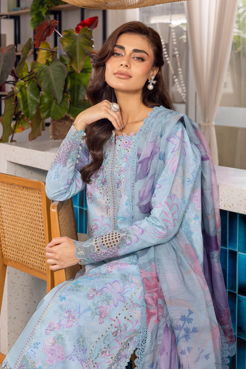 Rang Rasiya Carnation Luxury Festive Edit Lawn – Leeza - Image 5