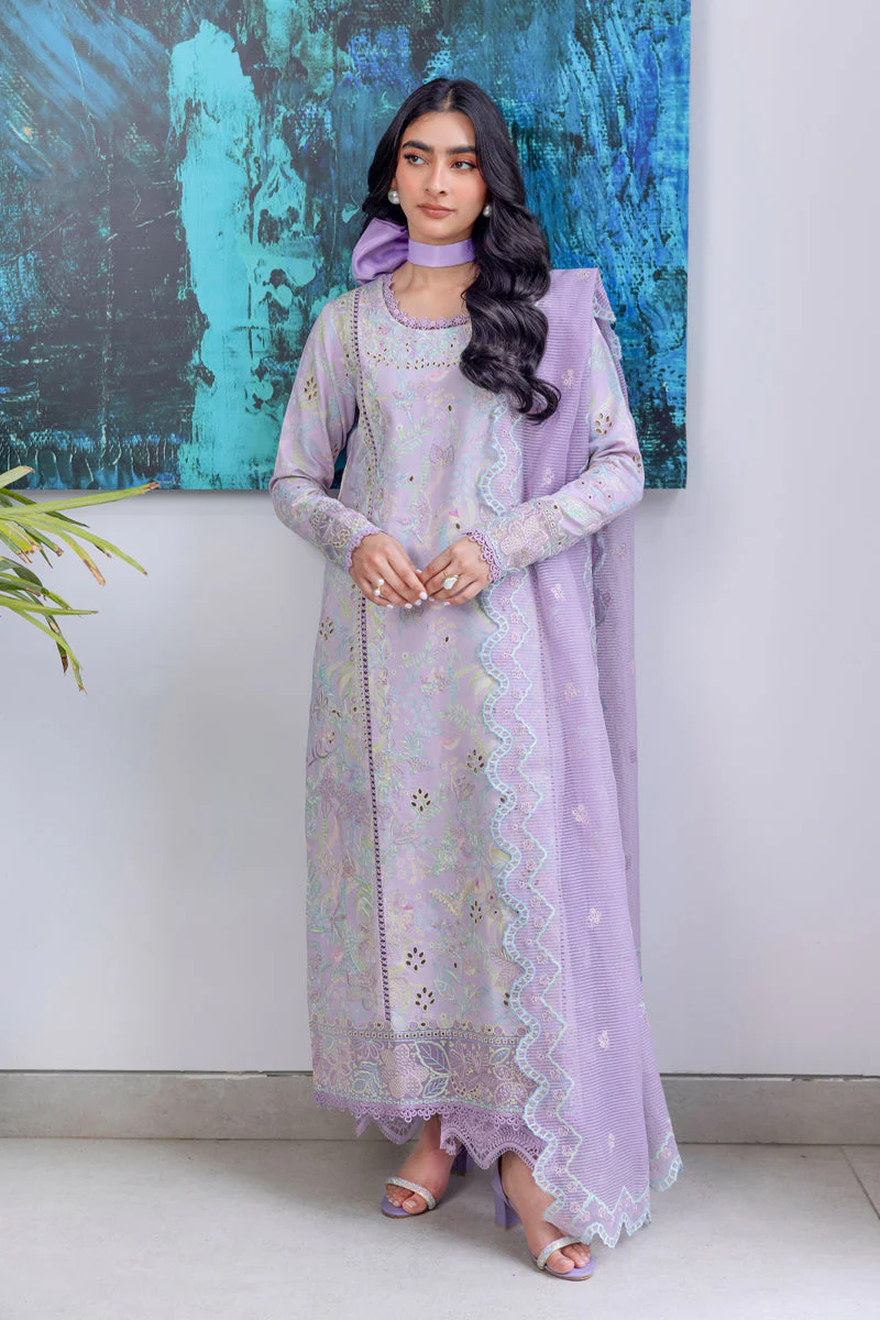 Rang Rasiya Carnation Luxury Festive Edit Lawn – Lily - Image 4
