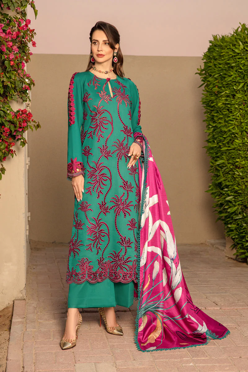 Rang Rasiya Carnation Luxury Lawn 2024 – Mia - Image 5