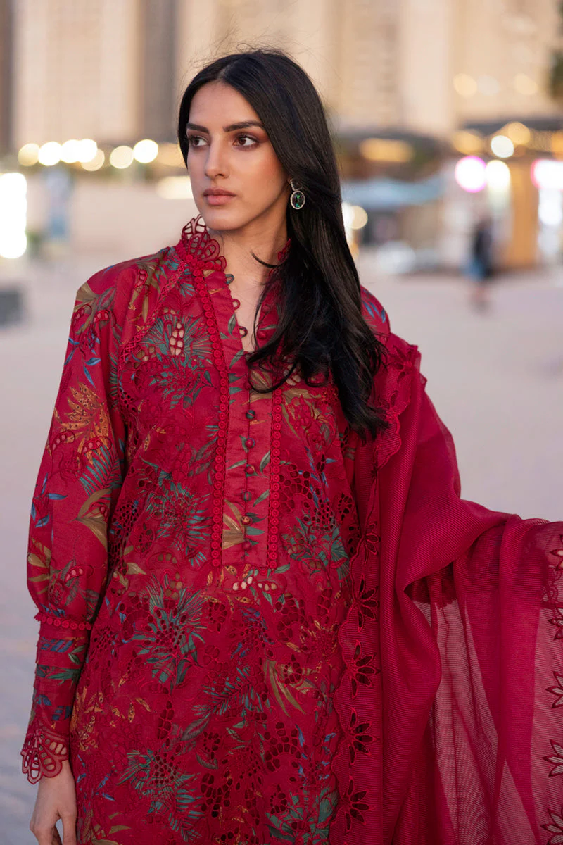 Rang Rasiya Carnation Summer Lawn Edit – Scarlet - Image 3