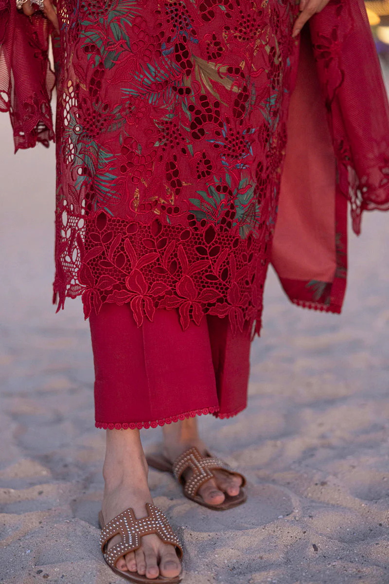 Rang Rasiya Carnation Summer Lawn Edit – Scarlet - Image 8