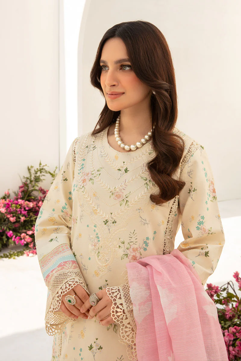 Rang Rasiya Florence Summer Edit Lawn Collection– Ivory - Image 5