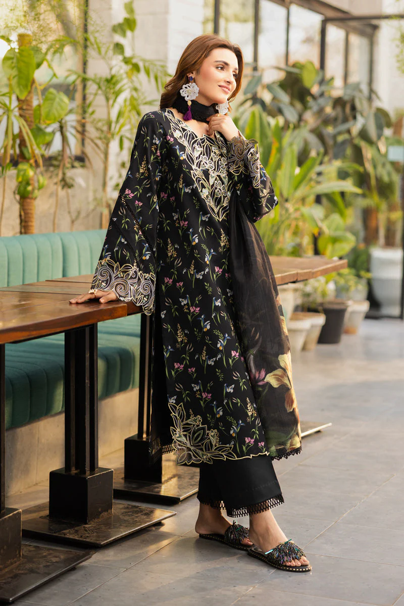 Rang Rasiya Lifestyle Summer Lawn Edit – Midnight - Image 3
