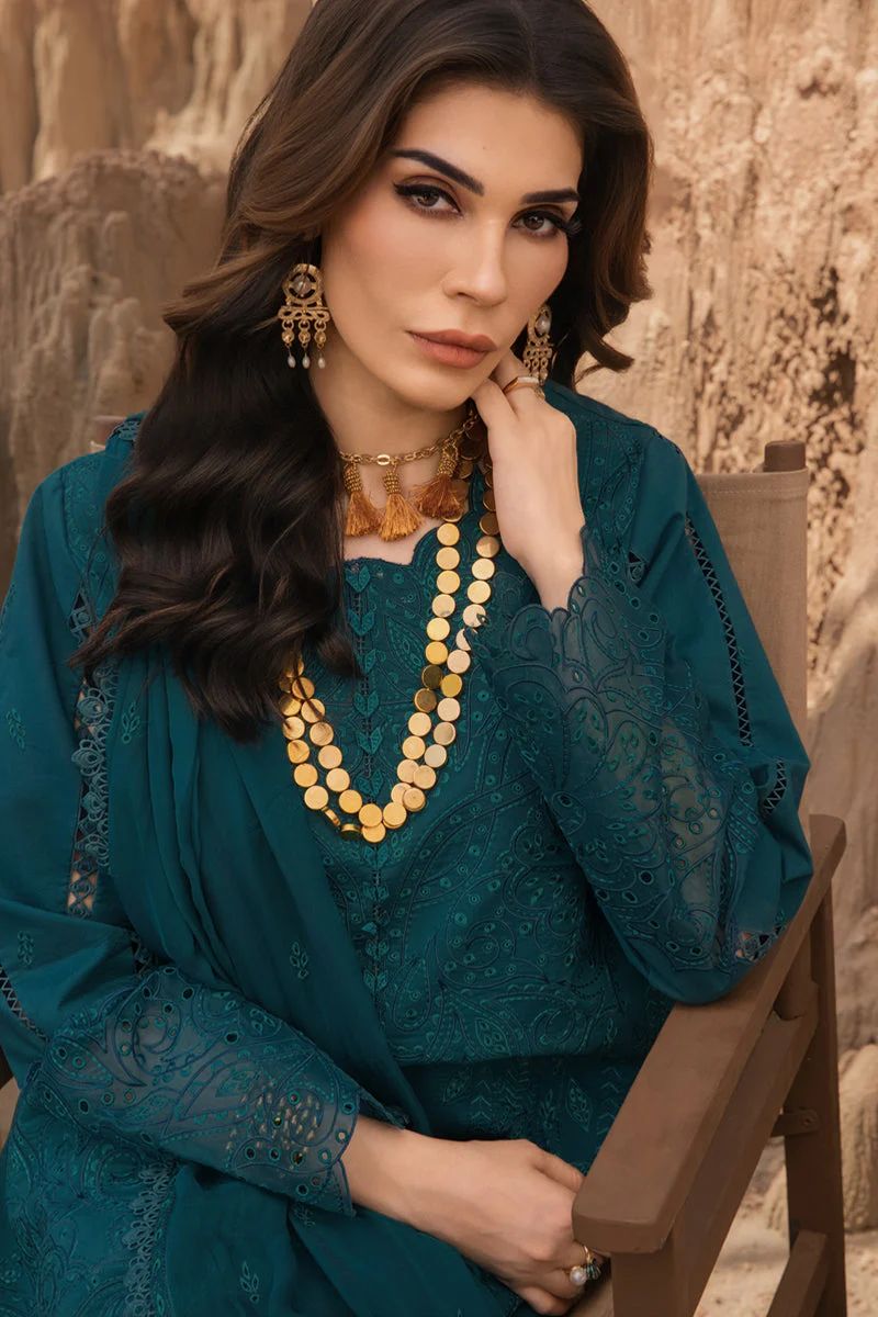Rang Rasiya Premium Eid Edit Lawn – Zaynah - Image 14