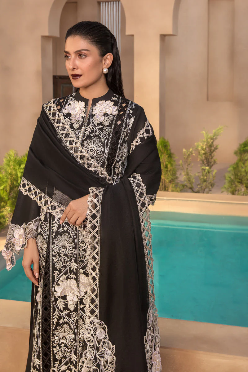 Rang Rasiya Premium Eid Lawn Collection – Ebony - Image 7