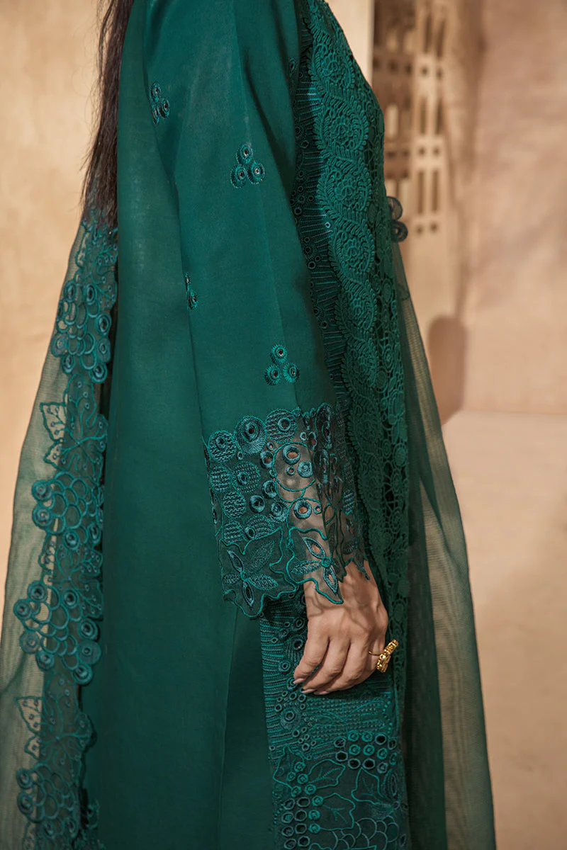 Rang Rasiya Premium Eid Lawn Collection – Emerald - Image 8
