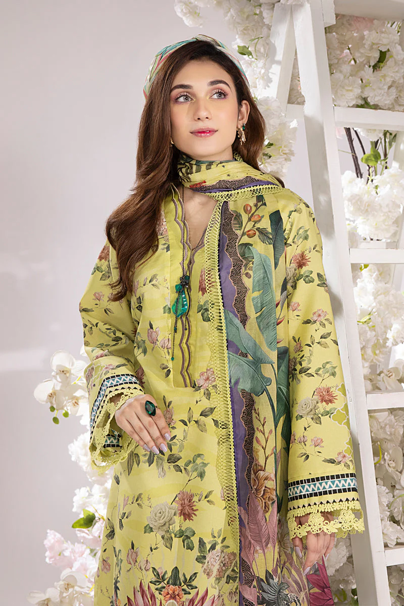 Rang Rasiya Summer Breeze Lawn Collection – Apple Green - Image 7