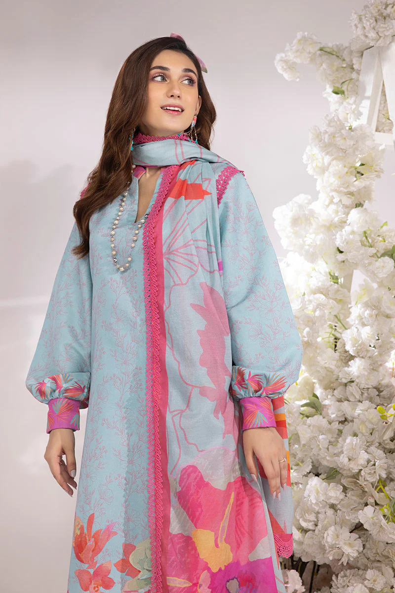Rang Rasiya Summer Breeze Lawn Collection – Aquamarine - Image 5