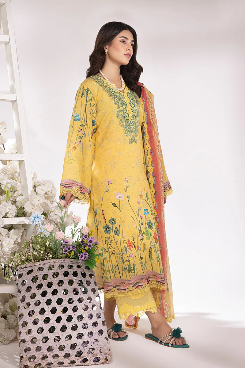 Rang Rasiya Summer Breeze Lawn Collection – Lemon - Image 4