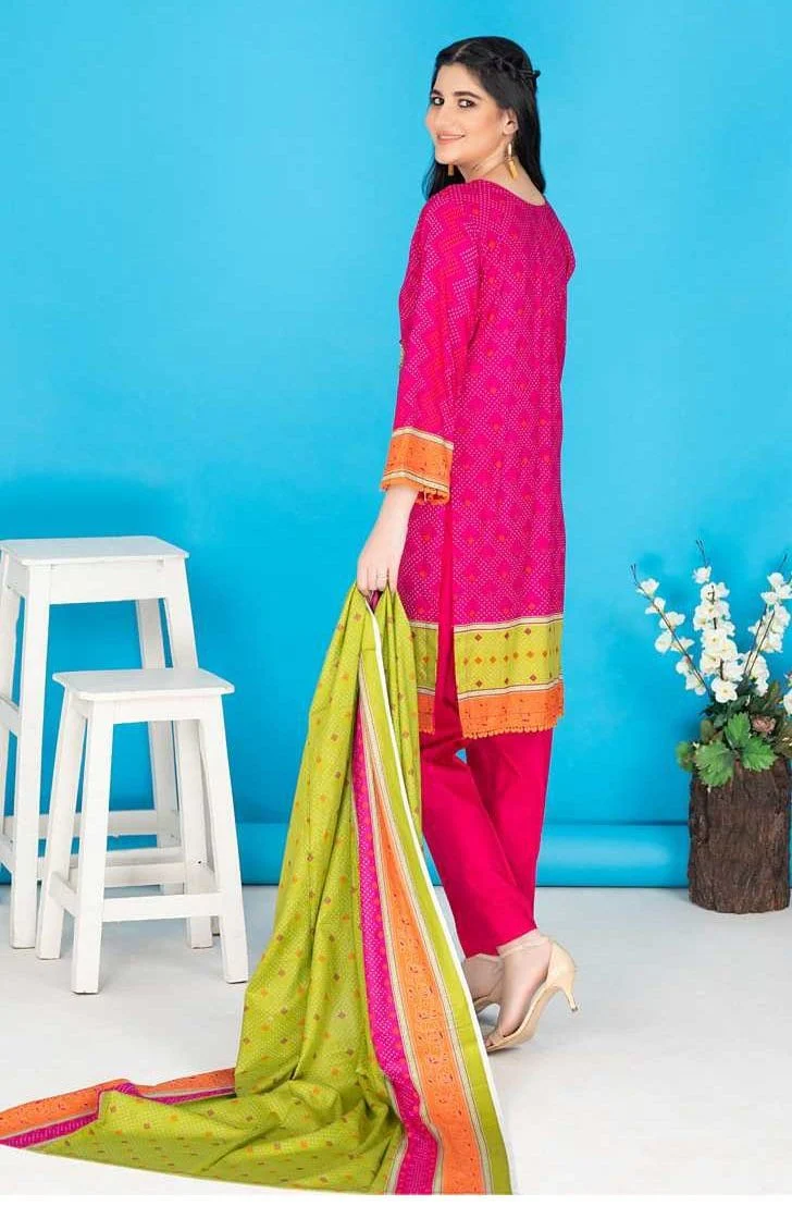 RangReza Printed Lawn Collection Vol-1 – Design 09A - Image 2