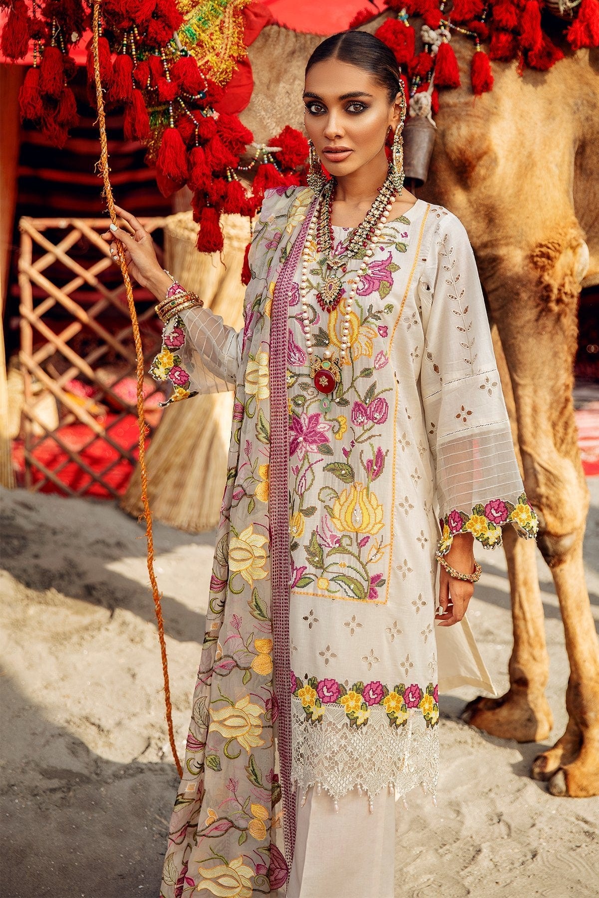 Ranisa by Nureh Festive Luxury Lawn Collection – ARHA - Image 3