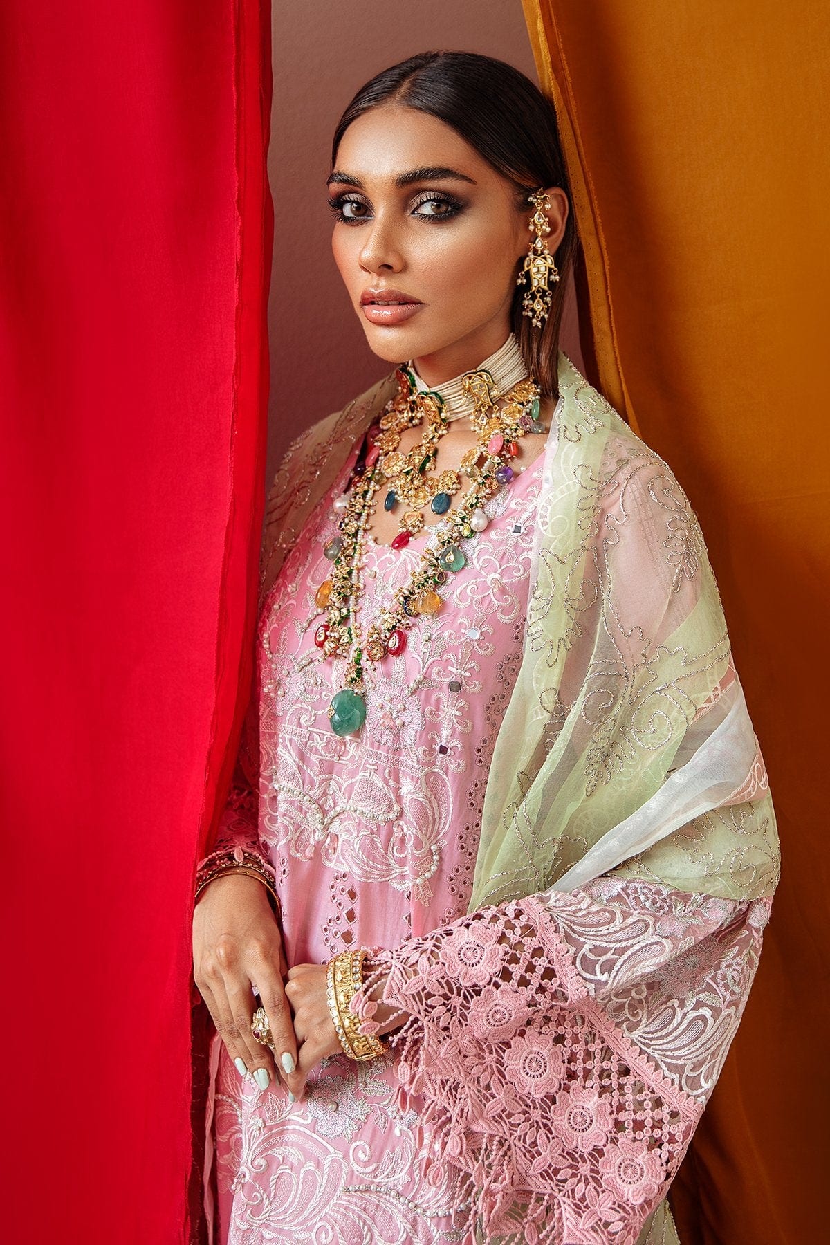 Ranisa by Nureh Festive Luxury Lawn Collection – MINA - Image 3