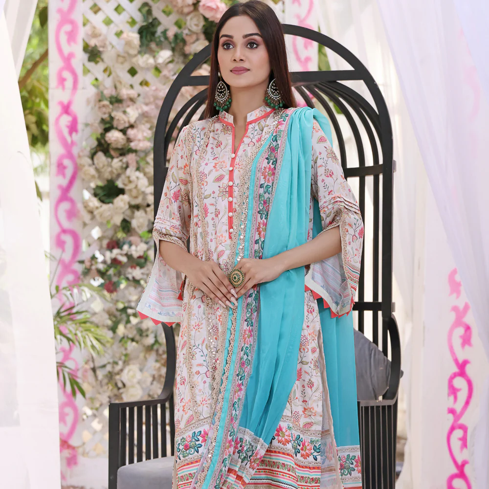 Ravishing Charmuse Silk 2Pc Collection – RV-1 - Image 2