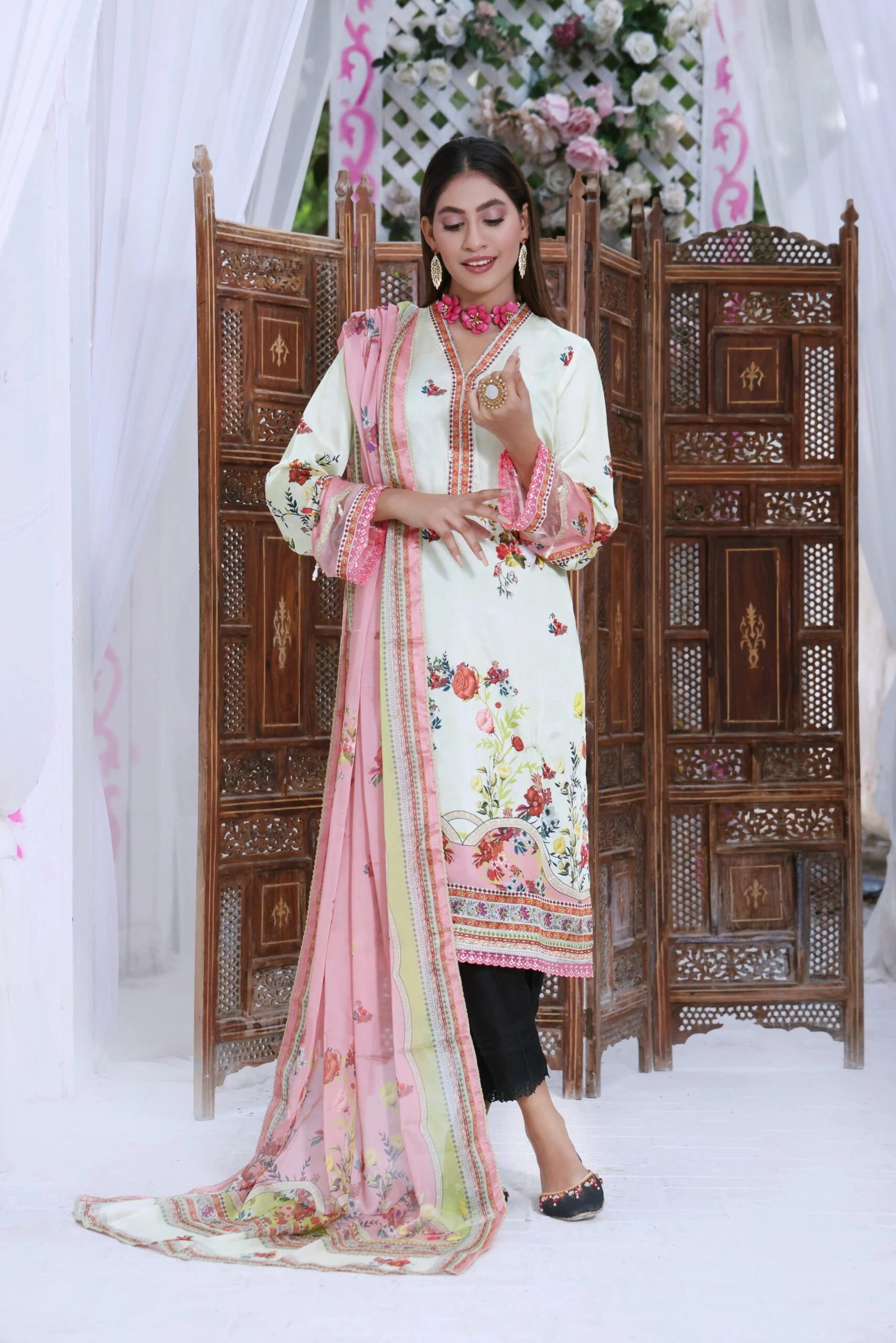 Ravishing Charmuse Silk 2Pc Collection – RV-10 - Image 2