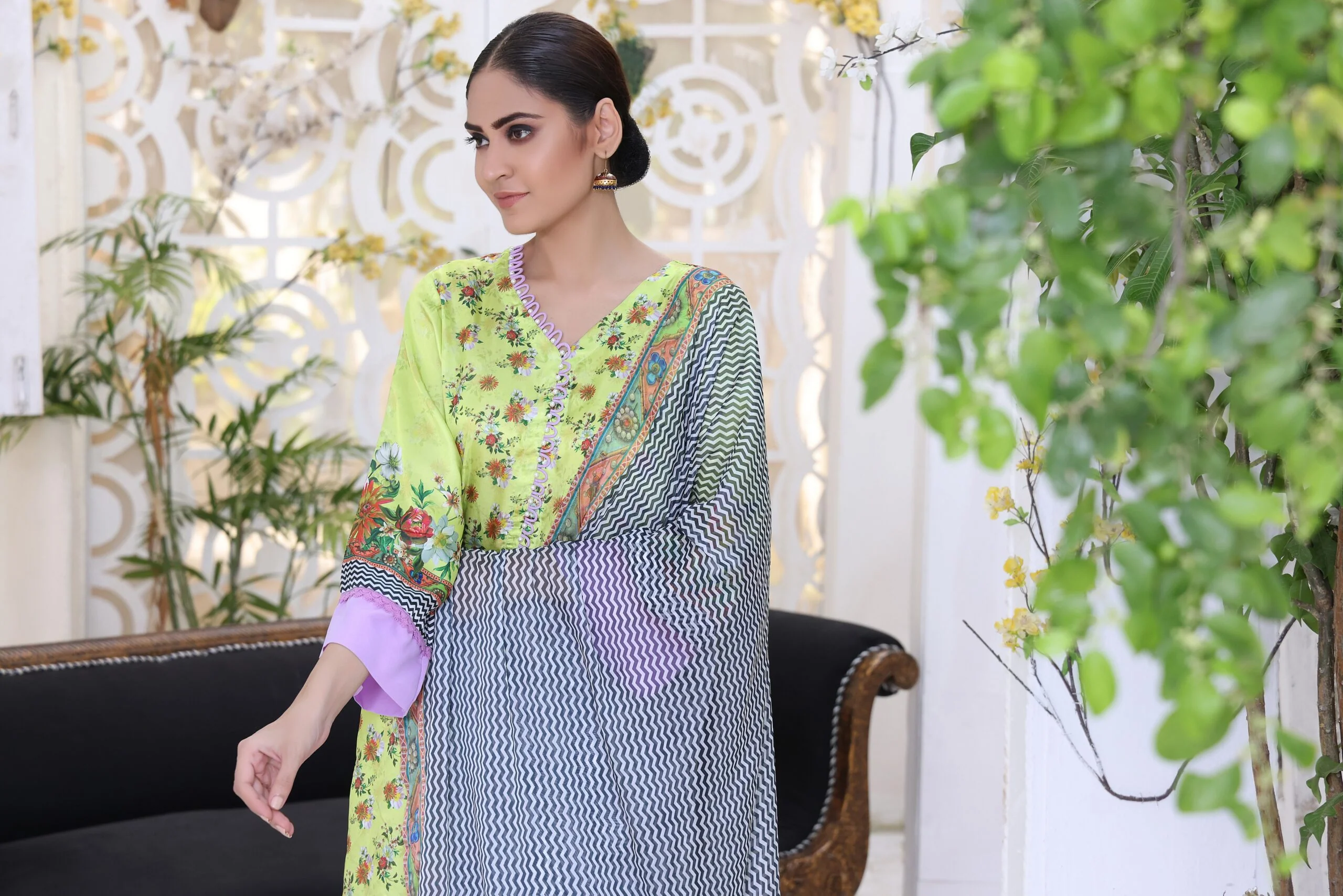 Ravishing Charmuse Silk 2Pc Collection – RV22-3 - Image 3