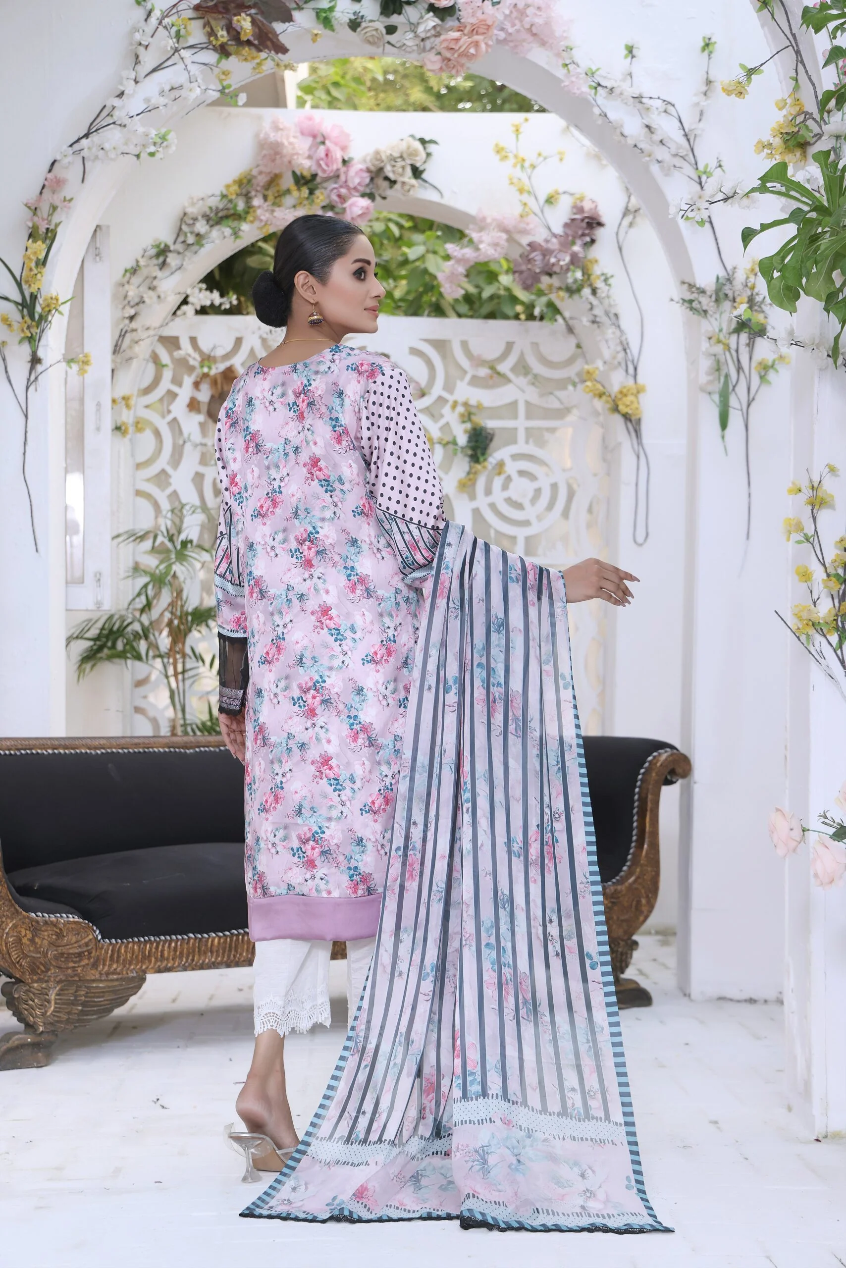 Ravishing Charmuse Silk 2Pc Collection – RV22-9 - Image 3