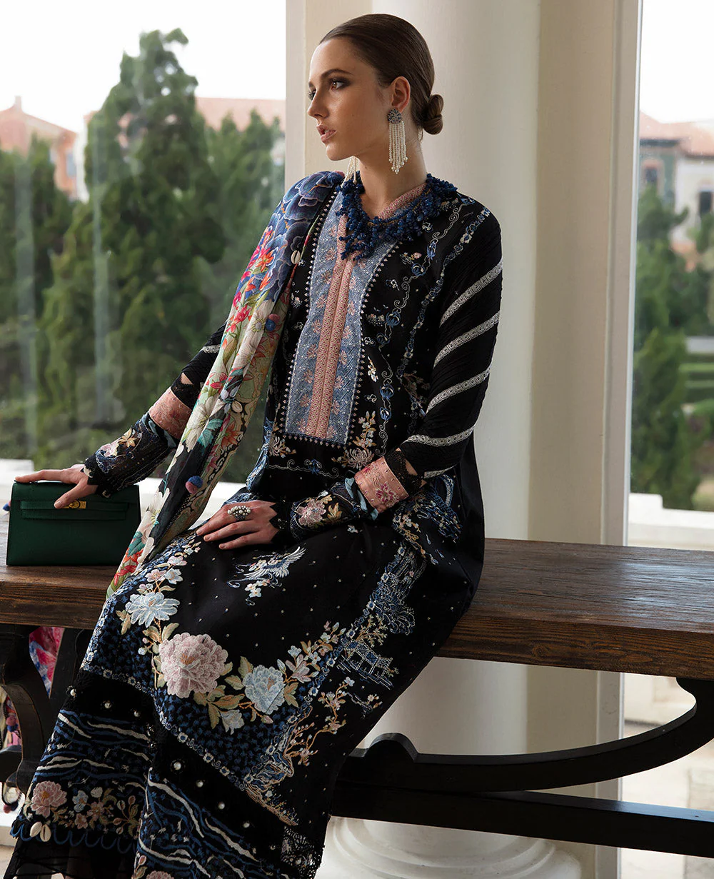 Republic Womenswear Ilana Eid Luxury Lawn – Méline (D2-A) - Image 3