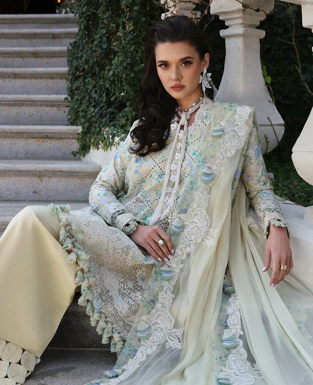 Republic Womenswear Kalani Eid Luxury Lawn – D8-A - Zuri - Image 4
