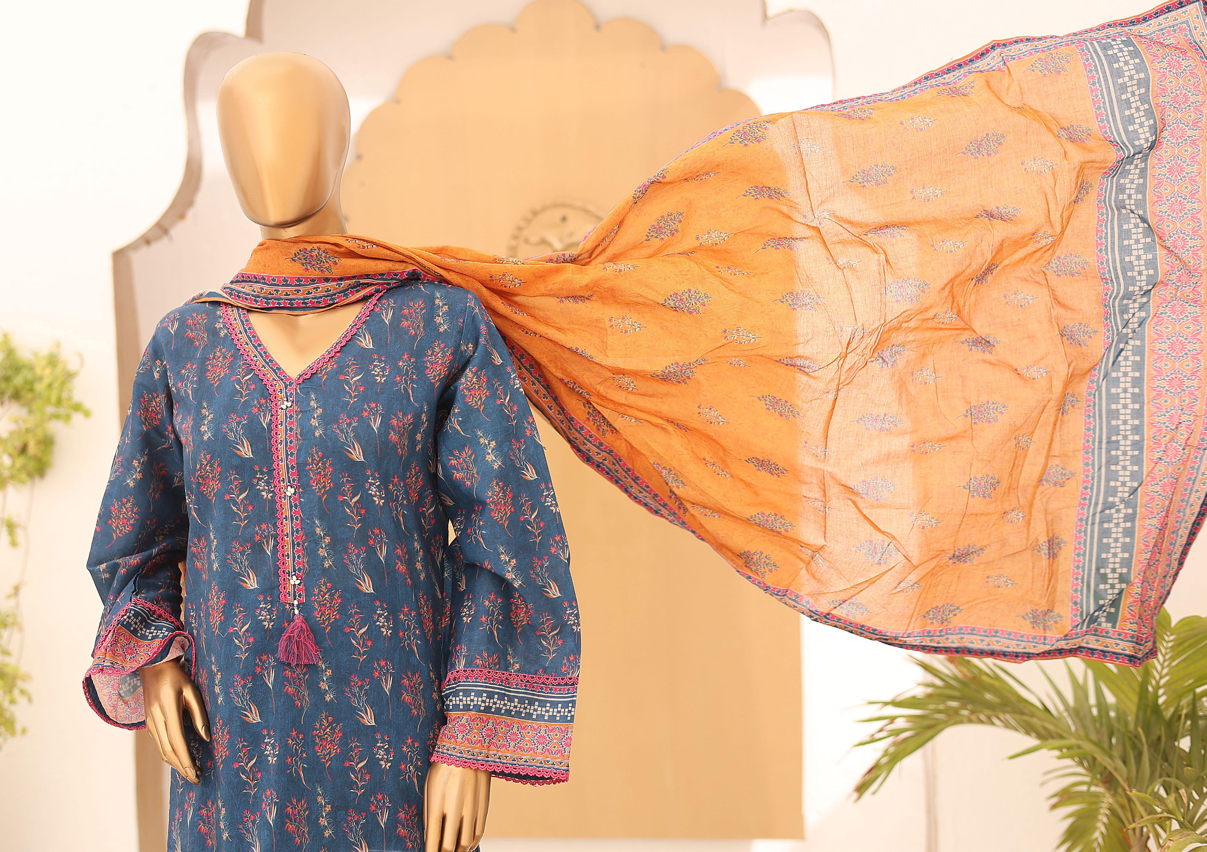 Riwayat Stitched Printed Lawn Suit – R-3 - Image 2