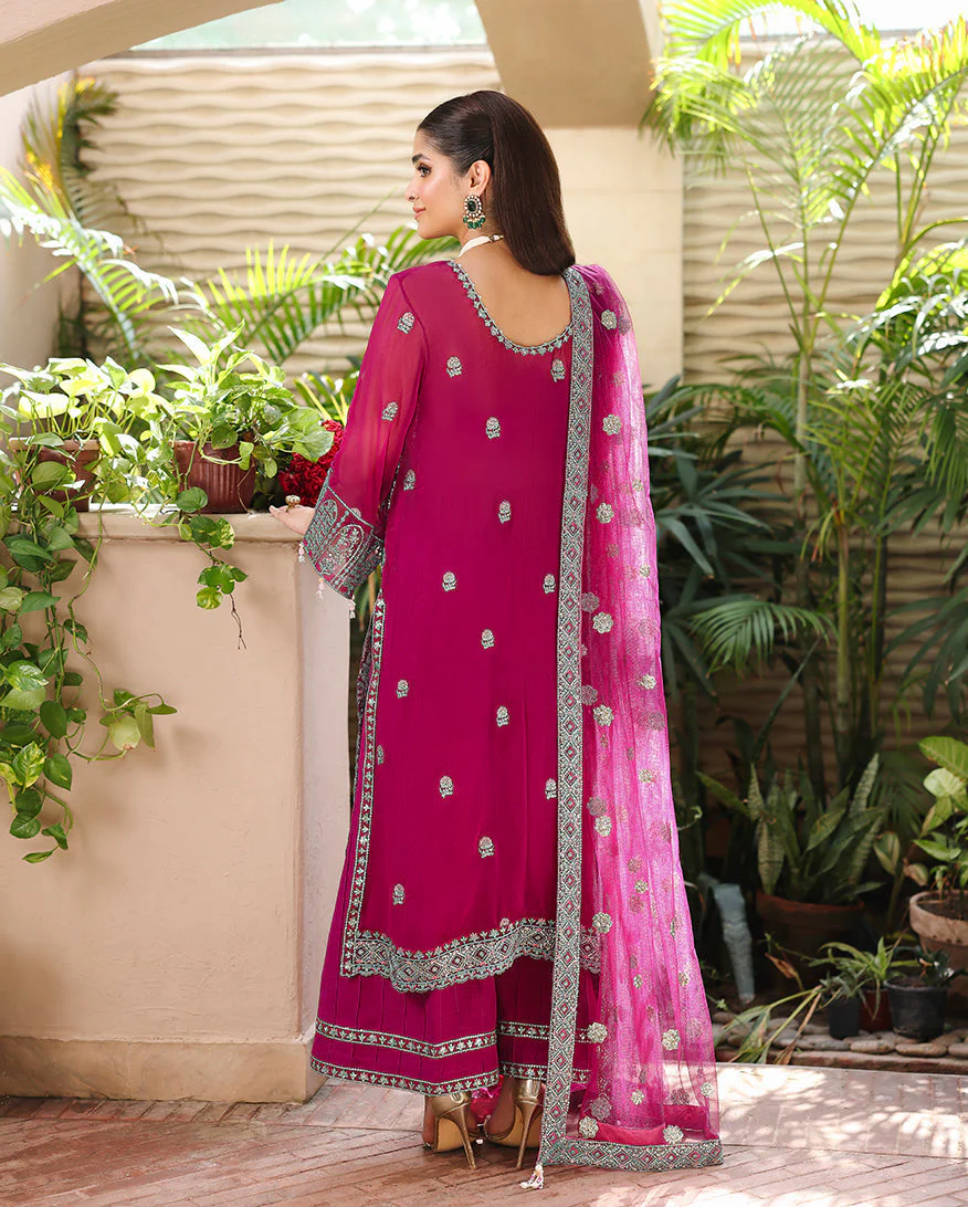 Roheenaz Aangan Luxury Chiffon Formals – Eira - Image 4