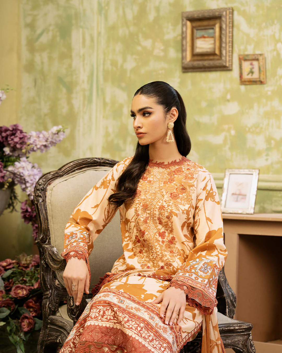 Roheenaz Flora Printed Lawn – Harmonia - Image 5
