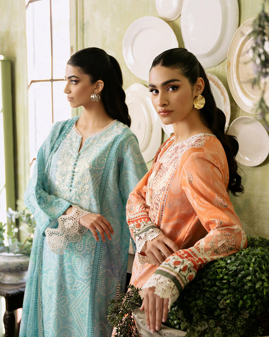 Roheenaz Flora Printed Lawn – Mirage - Image 9