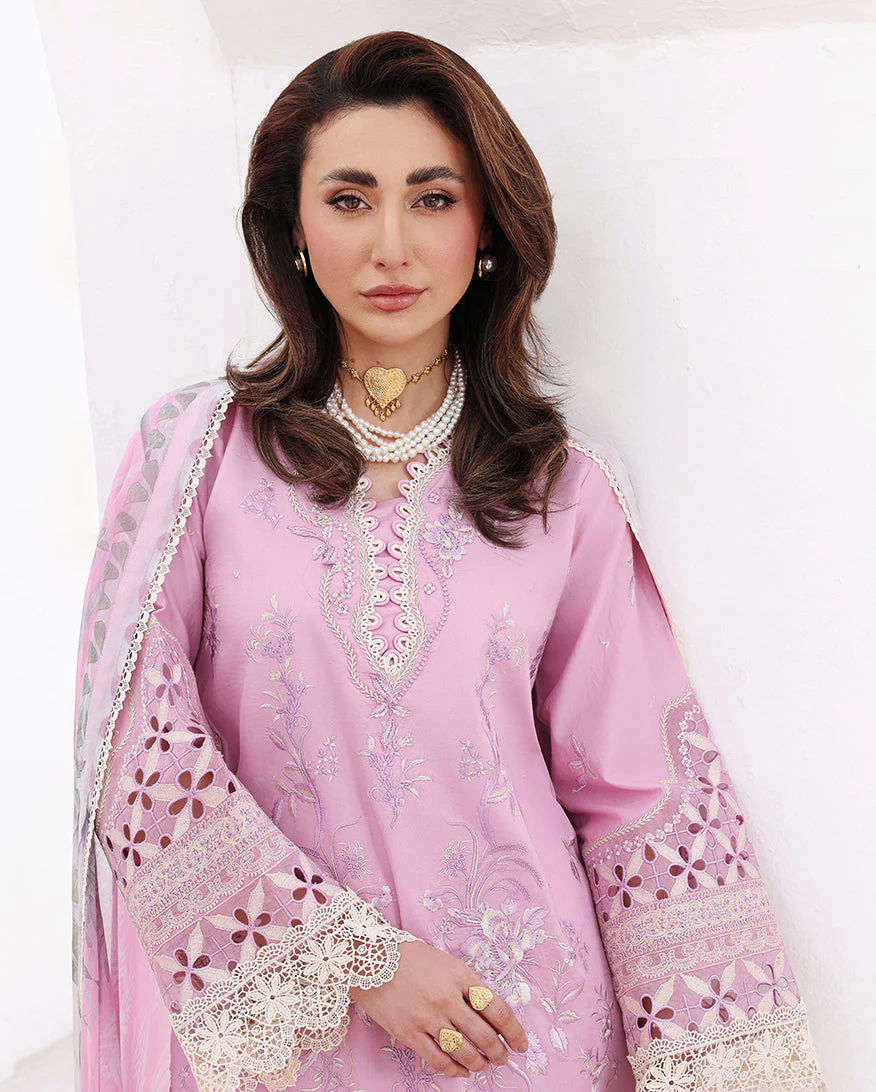 Roheenaz Floral Reveire Lawn – Pastel Dream - Image 5