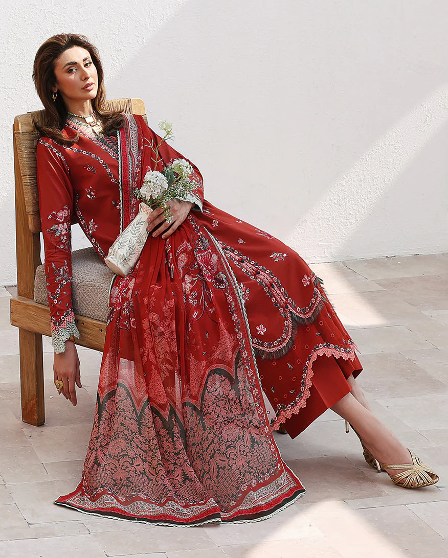 Roheenaz Floral Reveire Lawn – Serene Bloom - Image 5