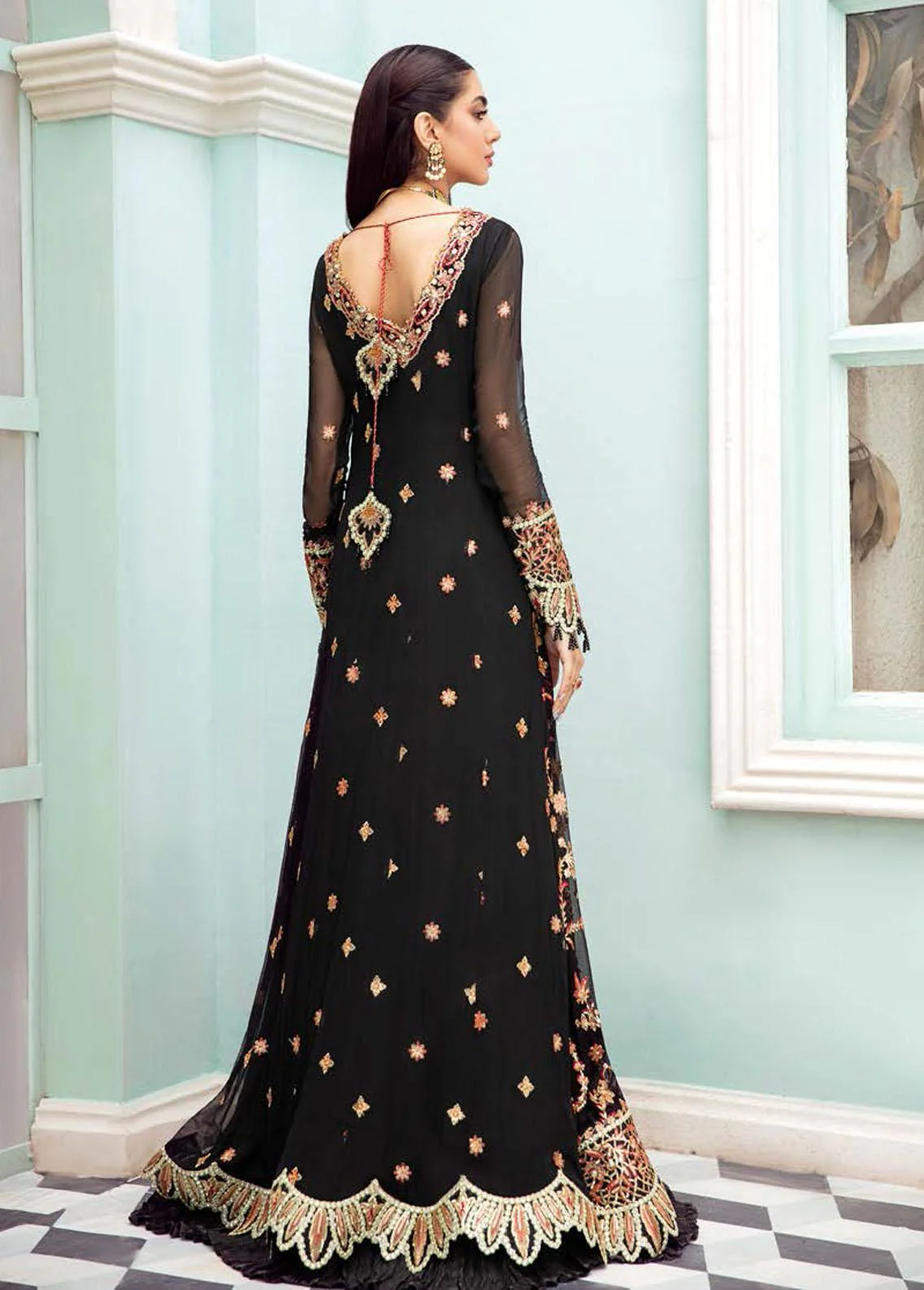 Roheenaz Kalidaar Luxury Chiffon Collection – RCH-22-06 - Image 2
