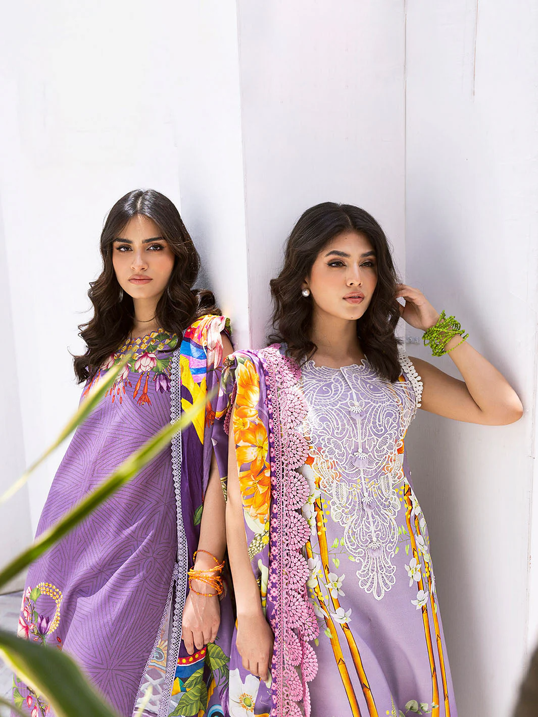 Roheenaz Leya Lawn Collection 2024 – Orchid Oasis - Image 8