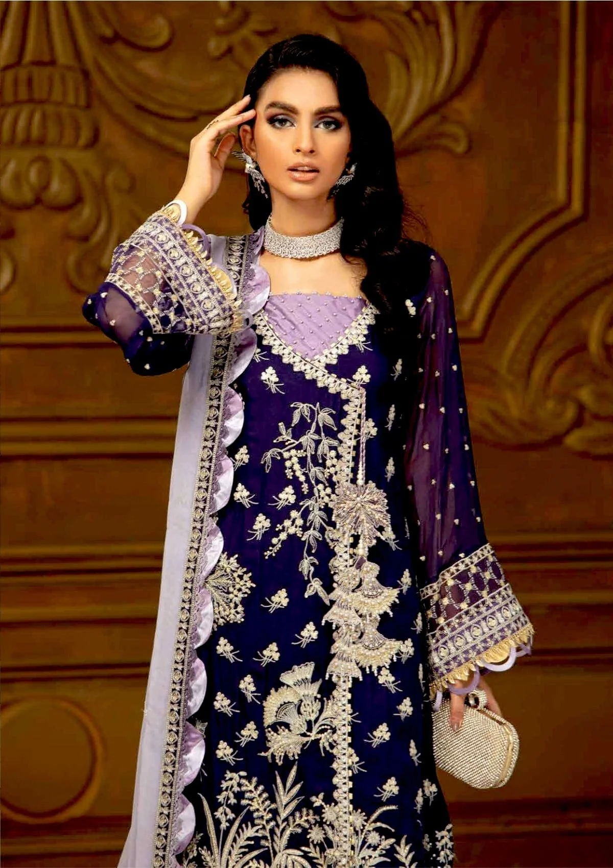 Roheenaz by Mushq Luxury Chiffon Collection '21 – D-1