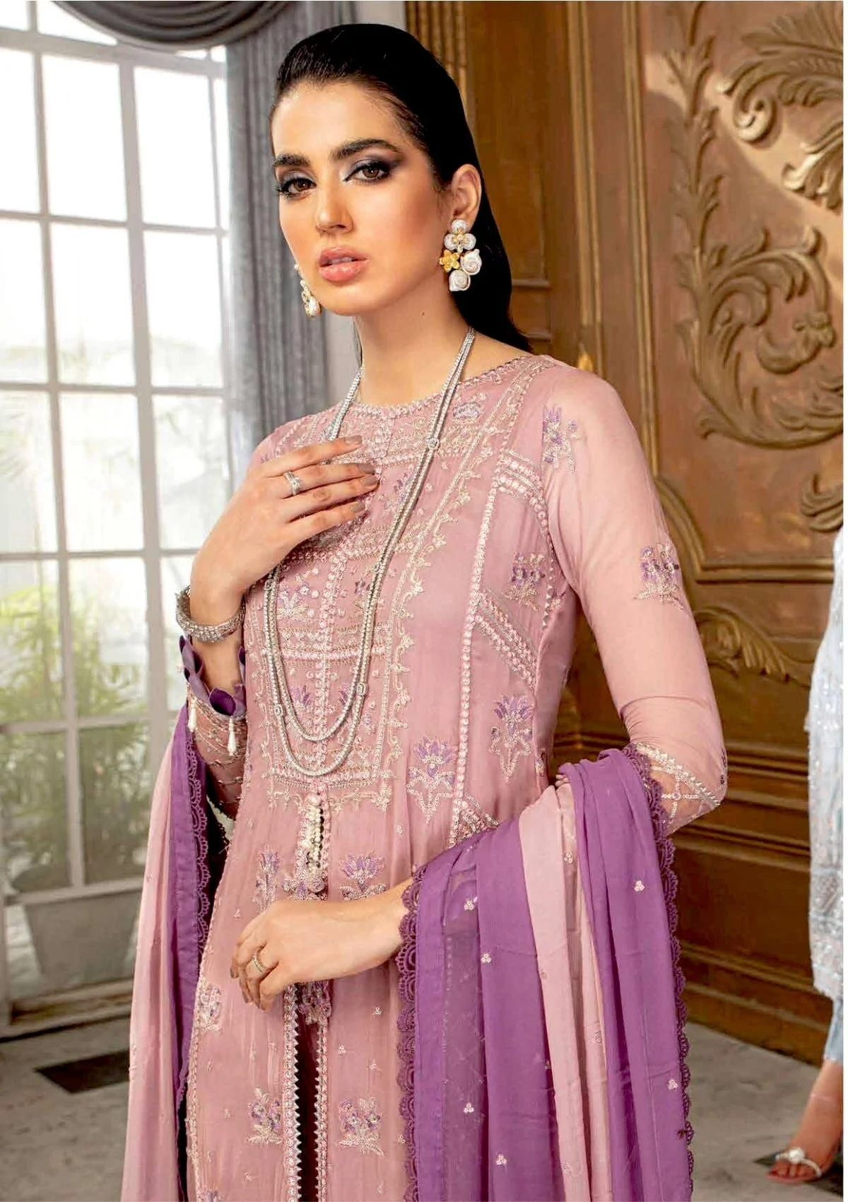 Roheenaz by Mushq Luxury Chiffon Collection '21 – D-10 - Image 3