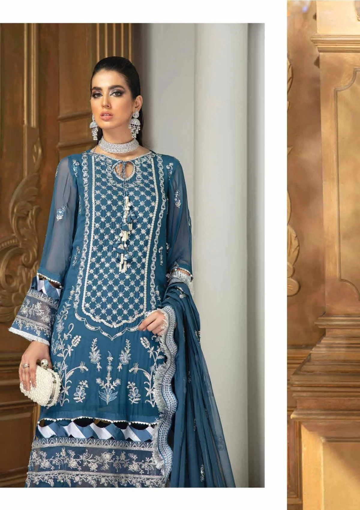 Roheenaz by Mushq Luxury Chiffon Collection '21 – D-8 - Image 3