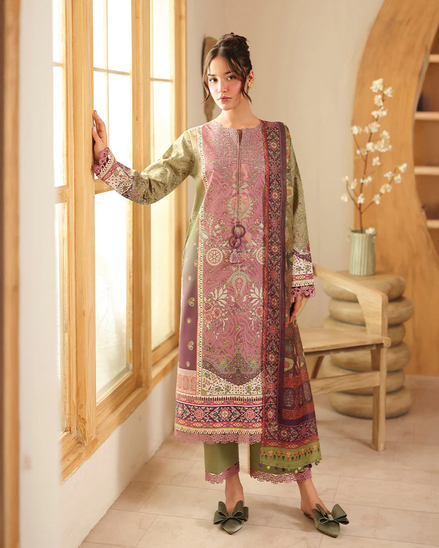 Roheenaz Pareesa Printed Cambric – Ruhaab