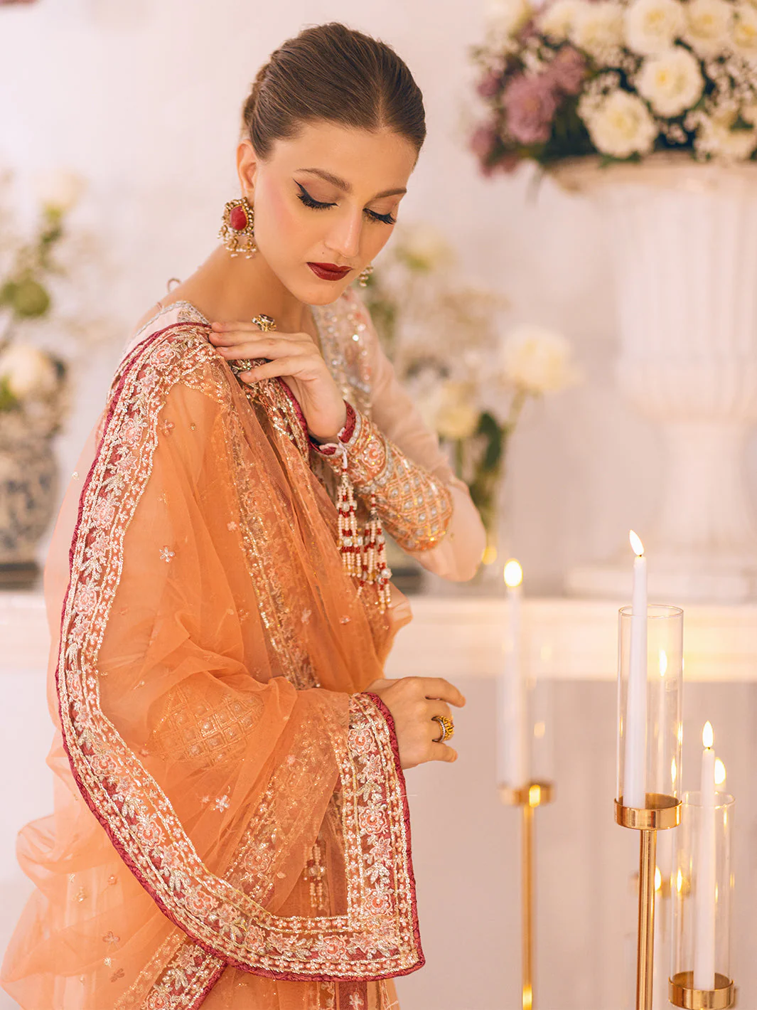 Roheenaz Sawariya Luxury Kalidaar Chiffon Formal Collection – DN-01 - Image 10