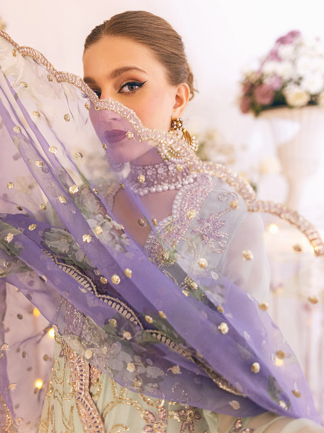 Roheenaz Sawariya Luxury Kalidaar Chiffon Formal Collection – DN-04 - Image 10
