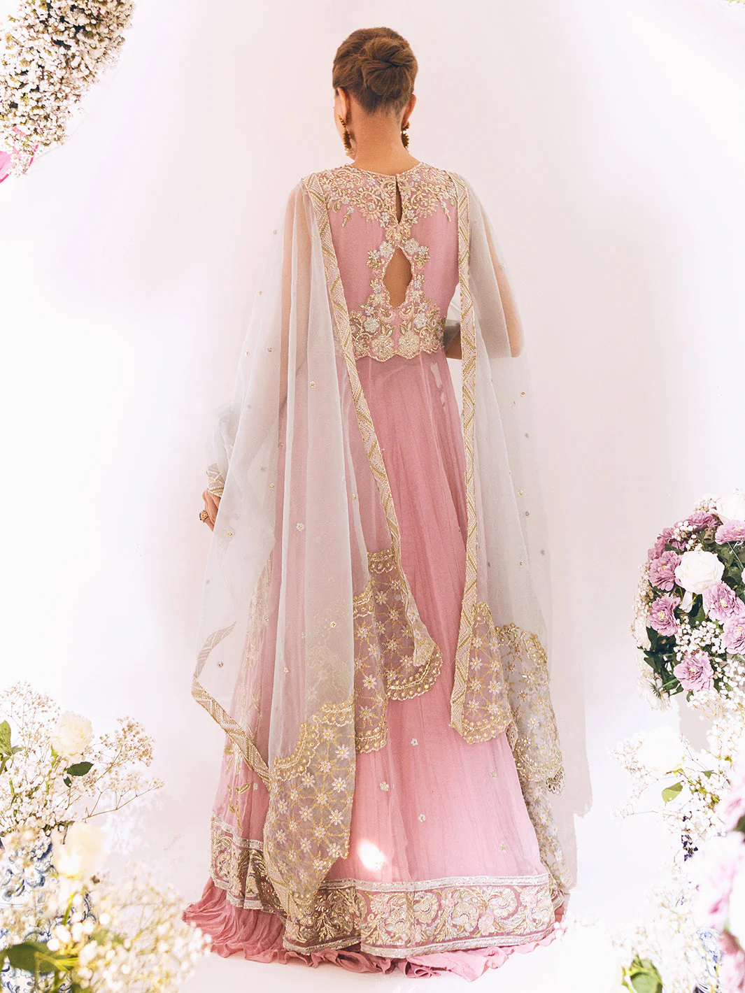 Roheenaz Sawariya Luxury Kalidaar Chiffon Formal Collection – DN-06 - Image 5